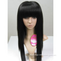 Daily Women Long Black fluffy Straight Full Party Wig hair WA197